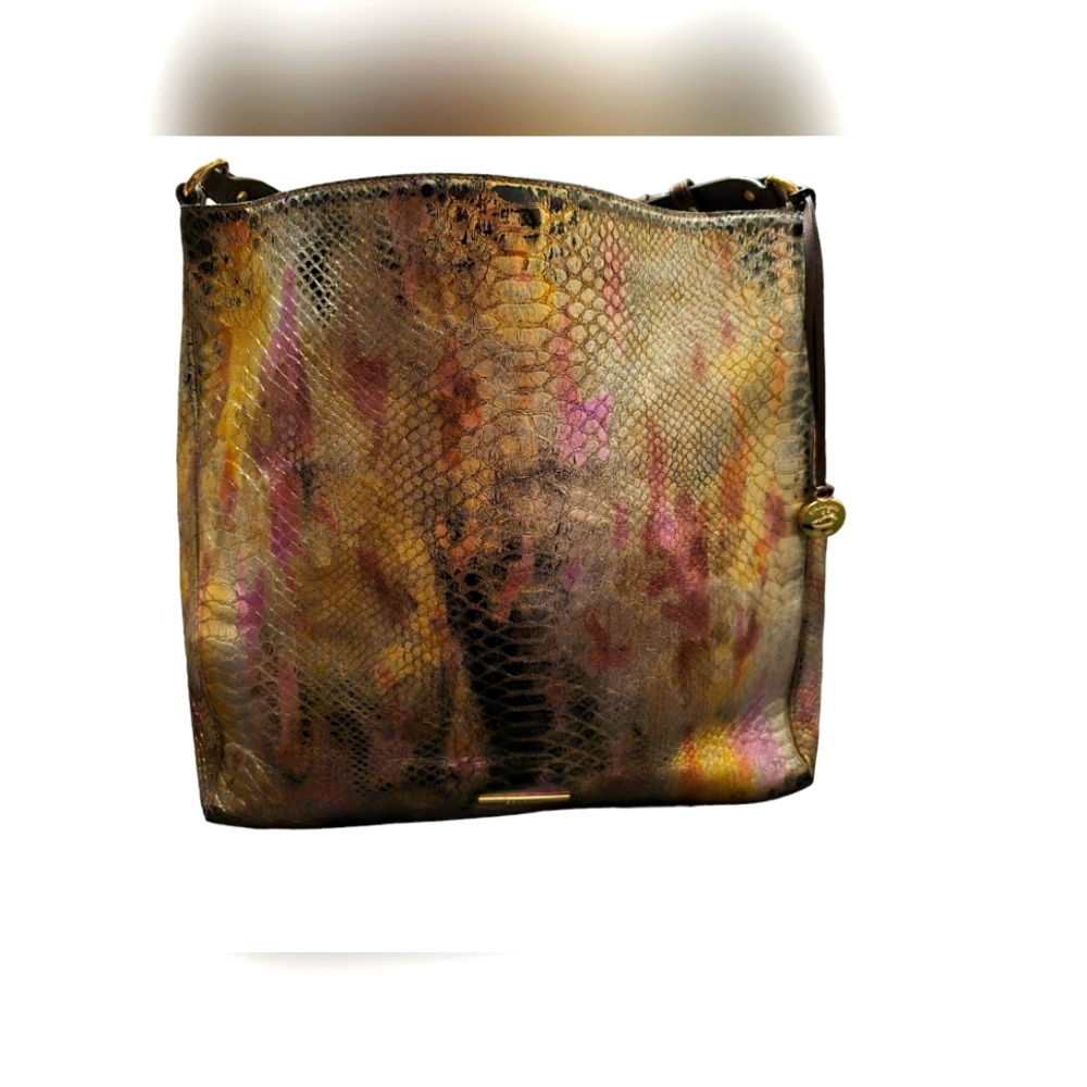 BRAHMIN Isabella Multi Mimsy Leather Hobo Shoulder Bag
